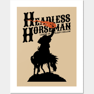 Headless Horseman Legend of Halloween Night Posters and Art